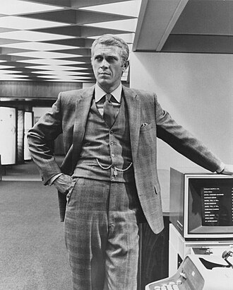 Retrato de Steve McQueen