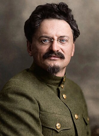 Retrato de León Trotski