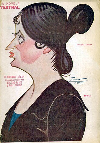 Retrato de Victoria Argota
