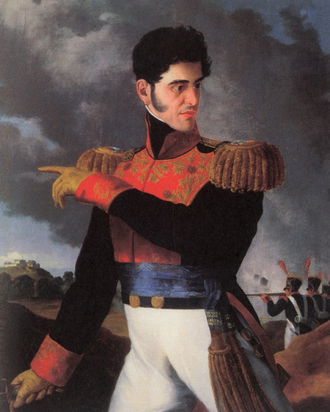 Retrato de Antonio López de Santa Anna