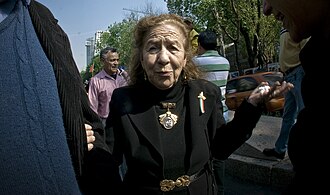 Retrato de Rosario Ibarra de Piedra