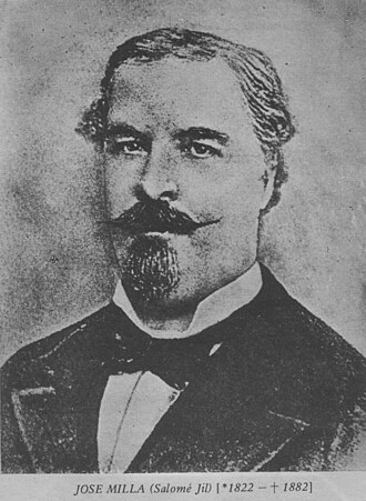 Retrato de José Milla y Vidaurre
