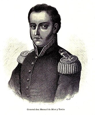 Retrato de Manuel Mier y Terán